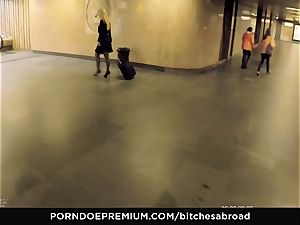 cocksluts ABROAD - blonde tourist Misha Cross banged pov