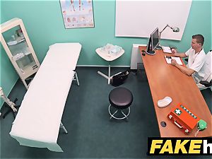 faux health center petite towheaded Czech patient health test